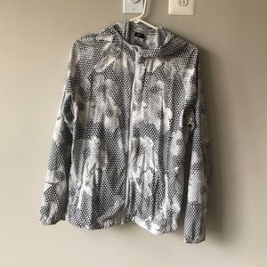 Lightweight hooded Nike running jacket